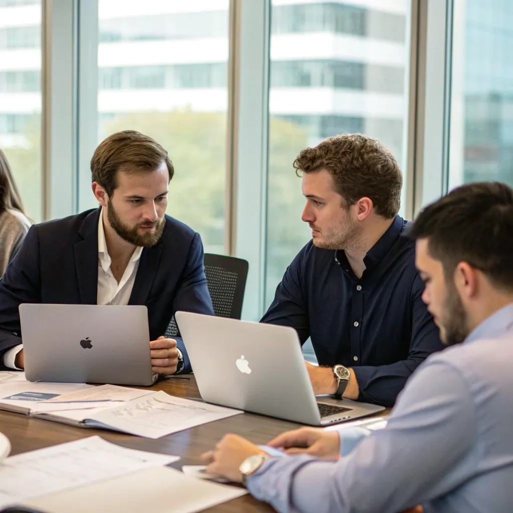 CRIVONITH founders in a meeting